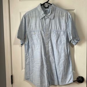 Izod short sleeve button down- large